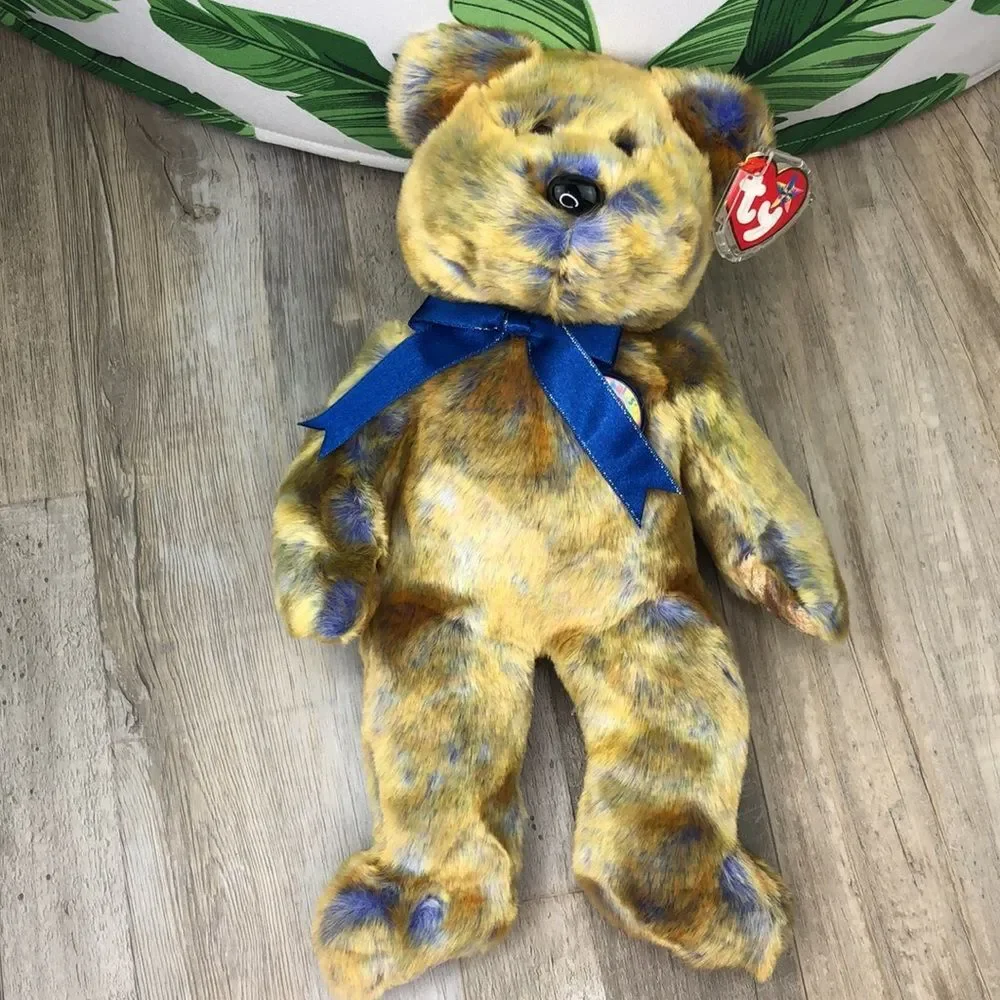 Ty Original 14” Beanie Buddy Clubby III Bear RARE NWT